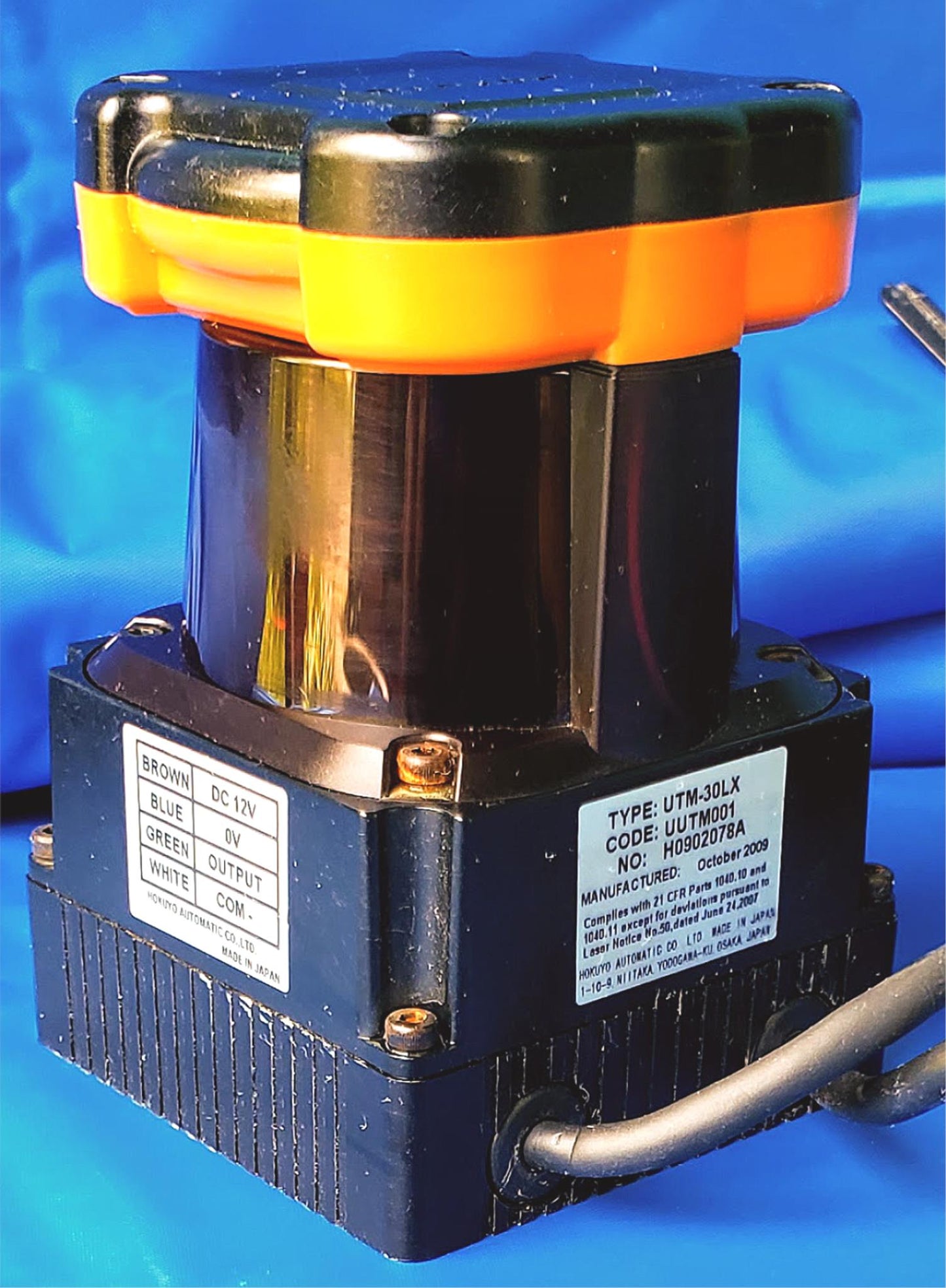 HOKUYO UTM-30LX SCANNING LASER RANGEFINDER MOUNT 3 DYNAMIXEL AX-20+ SERVO MOTORS