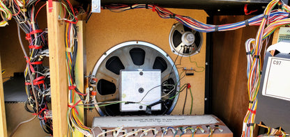 BEAUTIFUL HAMMOND REGENT 4172 Built-In LESLIE ORIGINAL BENCH WATCHVIDEO FREESHIP