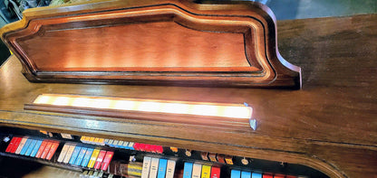 BEAUTIFUL HAMMOND REGENT 4172 Built-In LESLIE ORIGINAL BENCH WATCHVIDEO FREESHIP