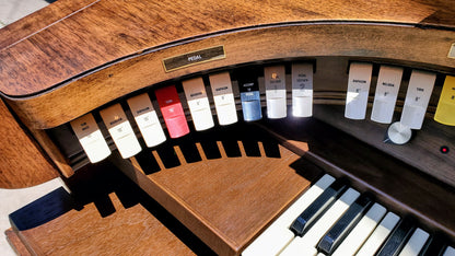 BEAUTIFUL HAMMOND REGENT 4172 Built-In LESLIE ORIGINAL BENCH WATCHVIDEO FREESHIP