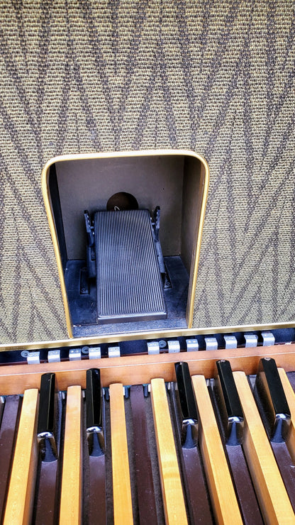 BEAUTIFUL HAMMOND REGENT 4172 Built-In LESLIE ORIGINAL BENCH WATCHVIDEO FREESHIP