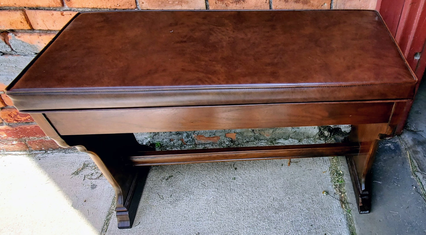 BEAUTIFUL HAMMOND REGENT 4172 Built-In LESLIE ORIGINAL BENCH WATCHVIDEO FREESHIP