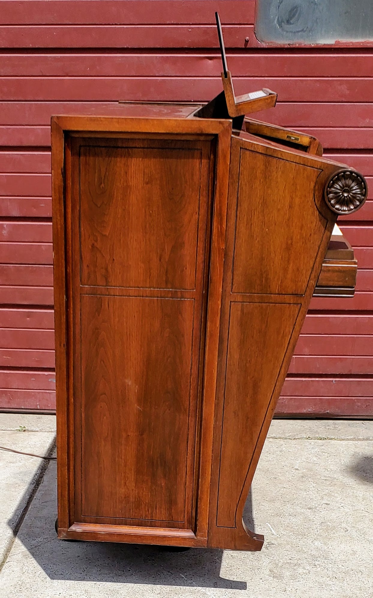 BEAUTIFUL HAMMOND REGENT 4172 Built-In LESLIE ORIGINAL BENCH WATCHVIDEO FREESHIP