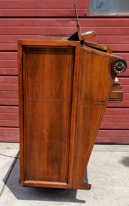 BEAUTIFUL HAMMOND REGENT 4172 Built-In LESLIE ORIGINAL BENCH WATCHVIDEO FREESHIP