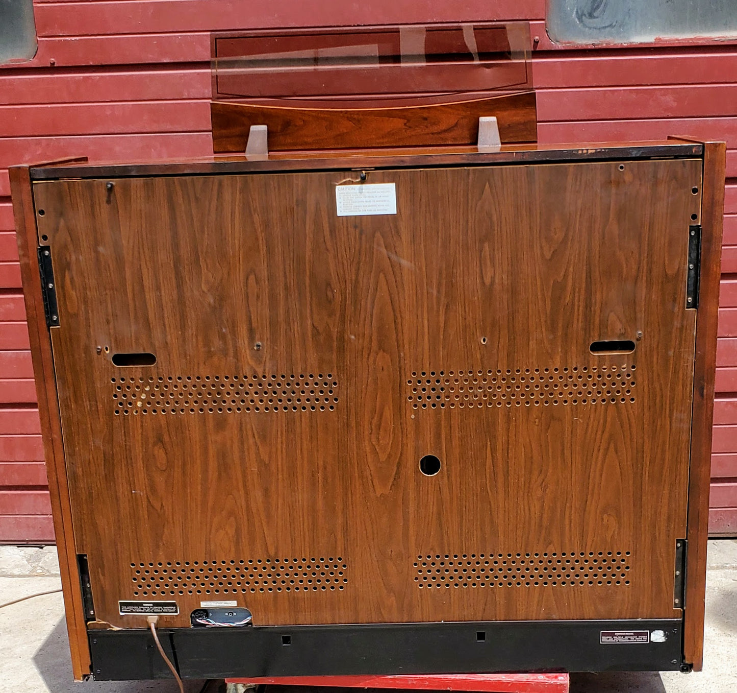 BEAUTIFUL HAMMOND REGENT 4172 Built-In LESLIE ORIGINAL BENCH WATCHVIDEO FREESHIP