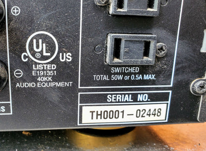 HARMAN KARDON AVR 300 5.1 CHANNEL 60 Watt DOLBY RECEIVER FREE SHIP