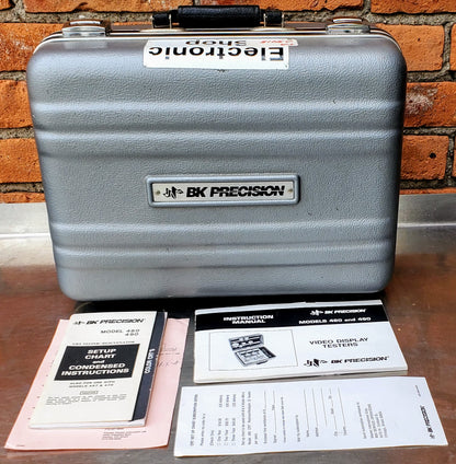 BK PRECISION VIDEO DISPLAY TESTER 490 CRT REJUVENATOR FREE SHIP WATCH VIDEO