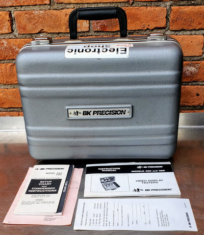BK PRECISION VIDEO DISPLAY TESTER 490 CRT REJUVENATOR FREE SHIP WATCH VIDEO