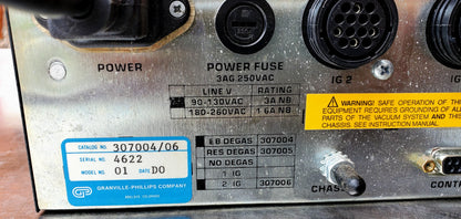 GRANVILLE PHILLIPS 307 VACUUM GAUGE CONTROLLER with POWER SUPPLY FREE SHIP