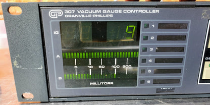 GRANVILLE PHILLIPS 307 VACUUM GAUGE CONTROLLER with POWER SUPPLY FREE SHIP