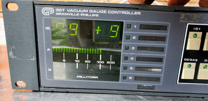GRANVILLE PHILLIPS 307 VACUUM GAUGE CONTROLLER with POWER SUPPLY FREE SHIP