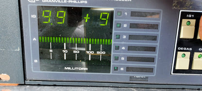 GRANVILLE PHILLIPS 307 VACUUM GAUGE CONTROLLER with POWER SUPPLY FREE SHIP