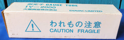 BNEW IN BOX DIAVAC LIMITED IV2000 HOT-CATHODE ELECTRON IONIZATION PHILAMENT TUBE