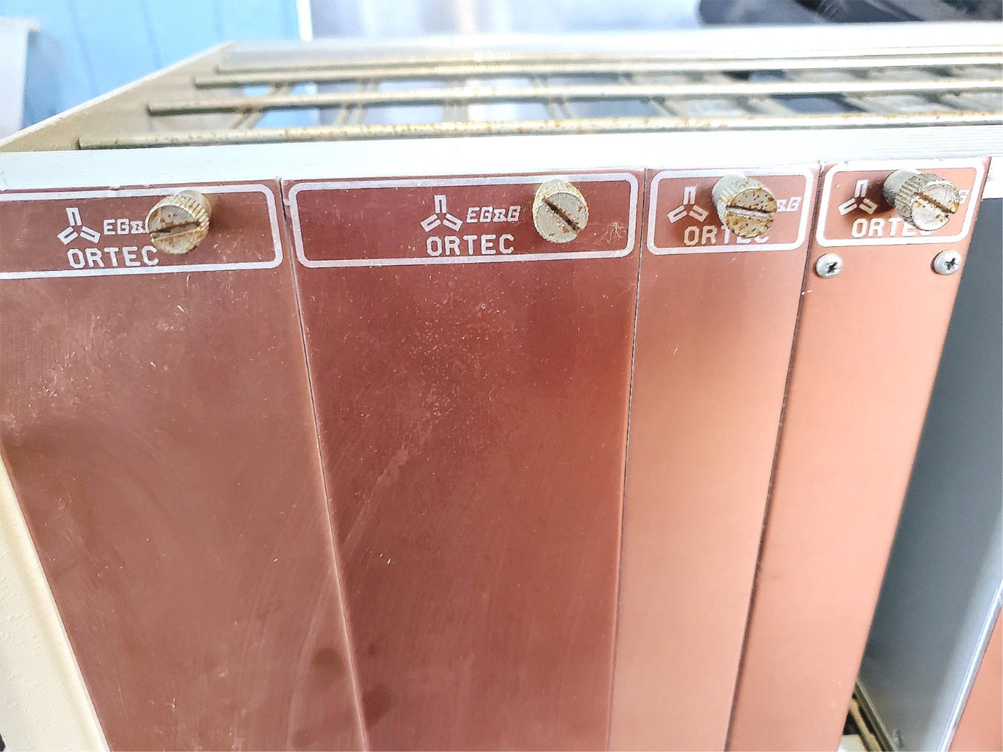 EG&G ORTEC 9315 PHOTON COUNTER 9349 RATEMETER 4001C BIN 4002A NIM POWER SUPPLY