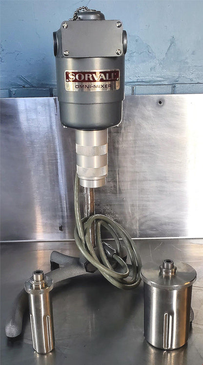 SORVALL OMNI MIXER HOMOGENIZER 17150 with TWO BUCKETS FREESHIP WATCH VIDEO