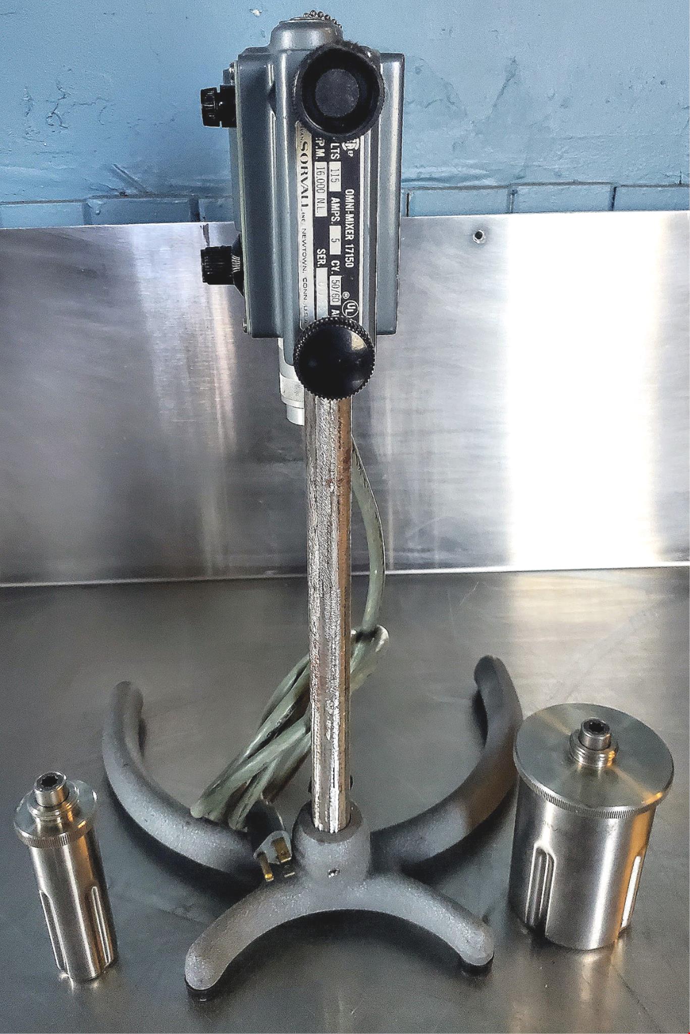 SORVALL OMNI MIXER HOMOGENIZER 17150 with TWO BUCKETS FREESHIP WATCH VIDEO