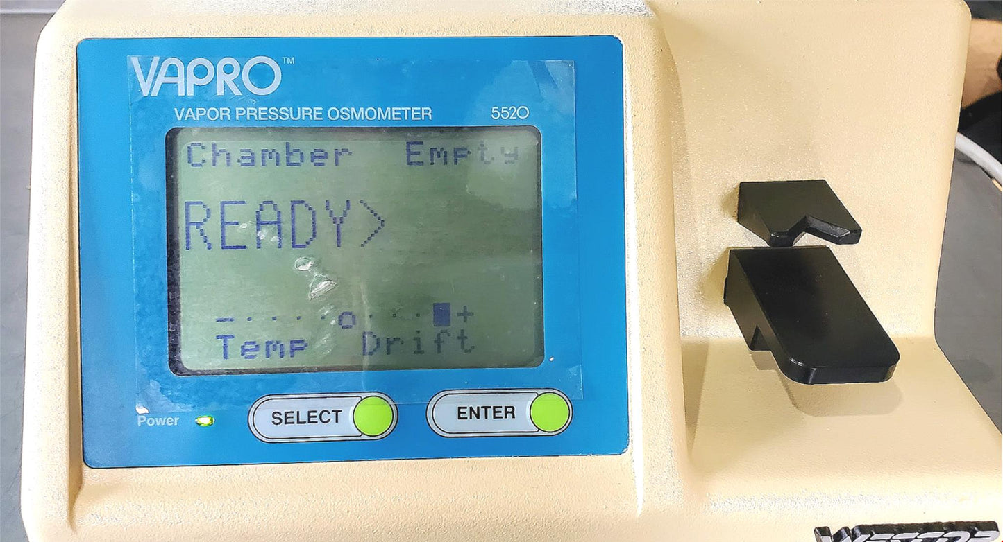 VAPRO 5520 OSMOMETER FREE SHIP WATCH VIDEO