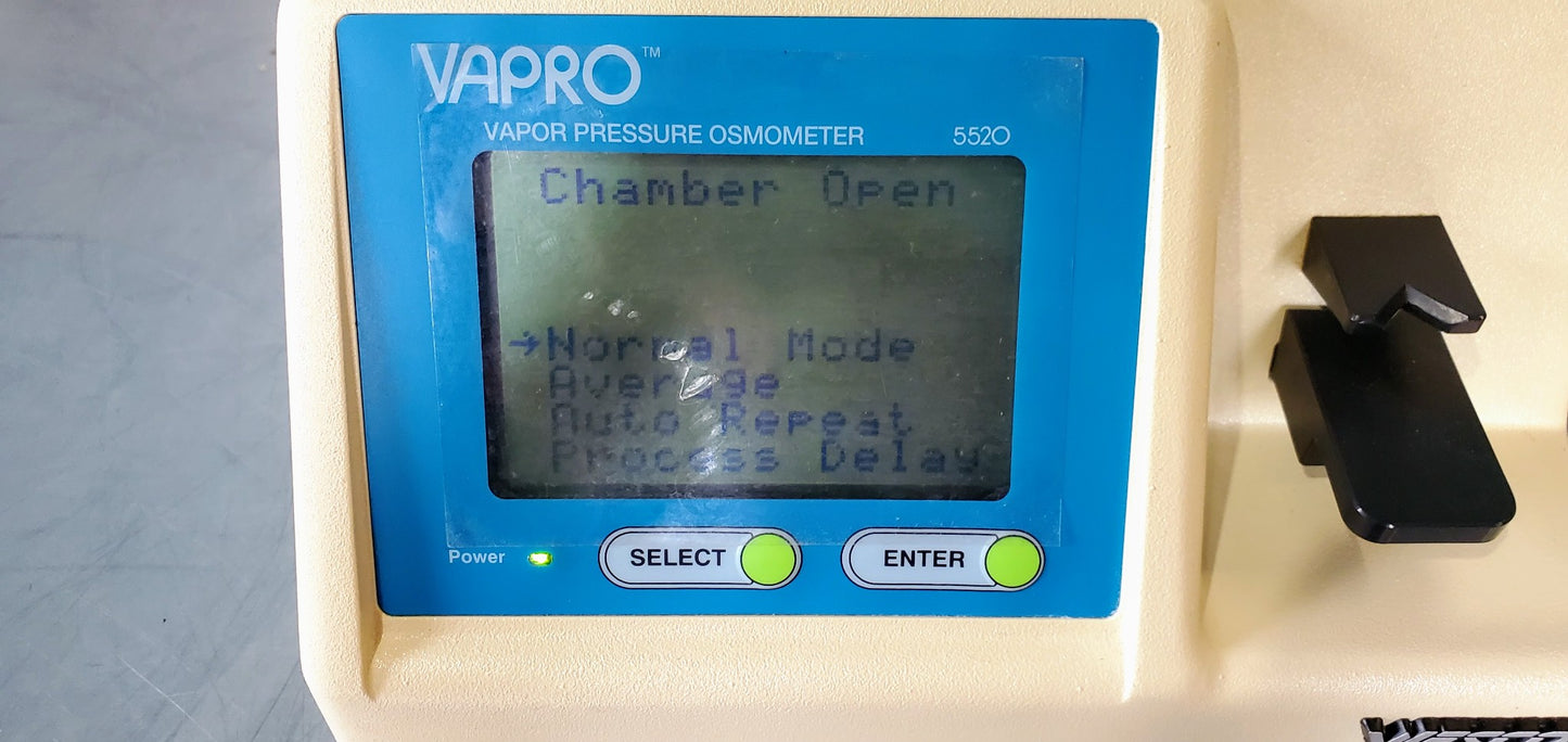 VAPRO 5520 OSMOMETER FREE SHIP WATCH VIDEO