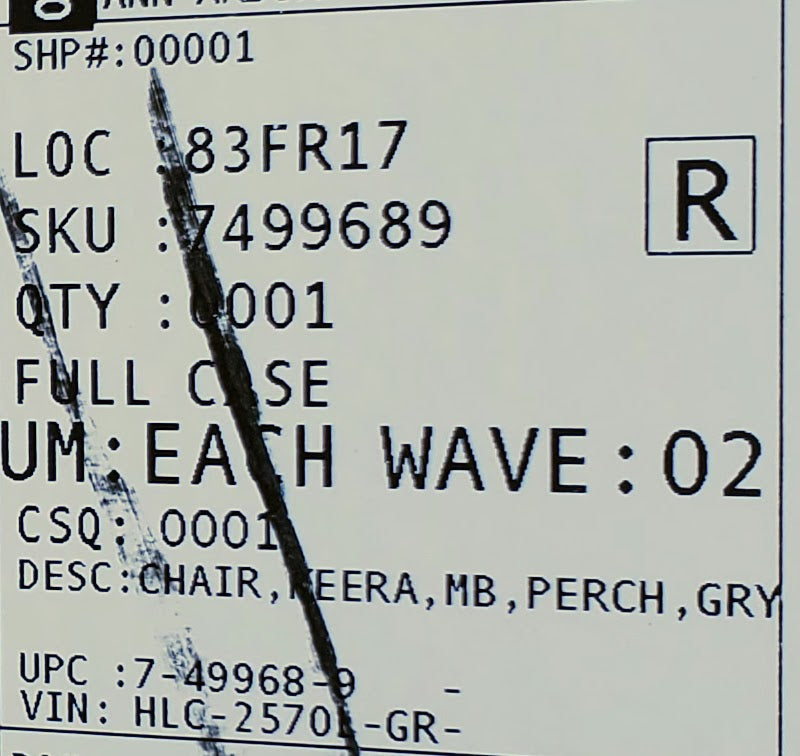 NewInBox REALSPACE MODERNCOMFORT KEERA LEATHER MIDBACK GRAY MANAGER CHROME CHAIR