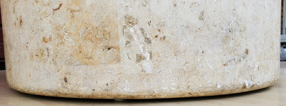 RARE 54"w x 29"h x 2"t MARBLE PATCHWORK CUSTOM MADE HIGH END DESIGN ROUND TABLE