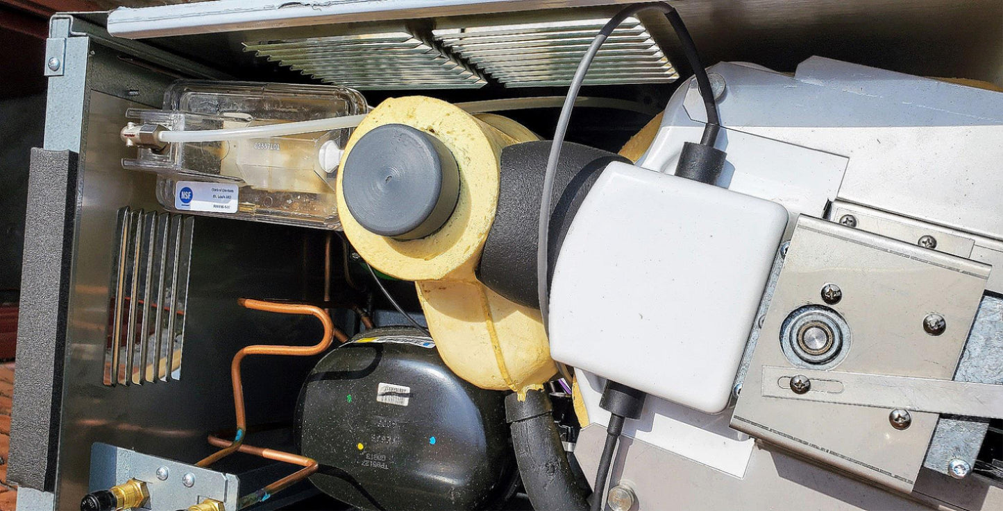 SCOTSMAN MDT3F12A-1H TOUCH-FREE AIR COOLED FLAKE ICE WATER DISPENSER WATCH VIDEO