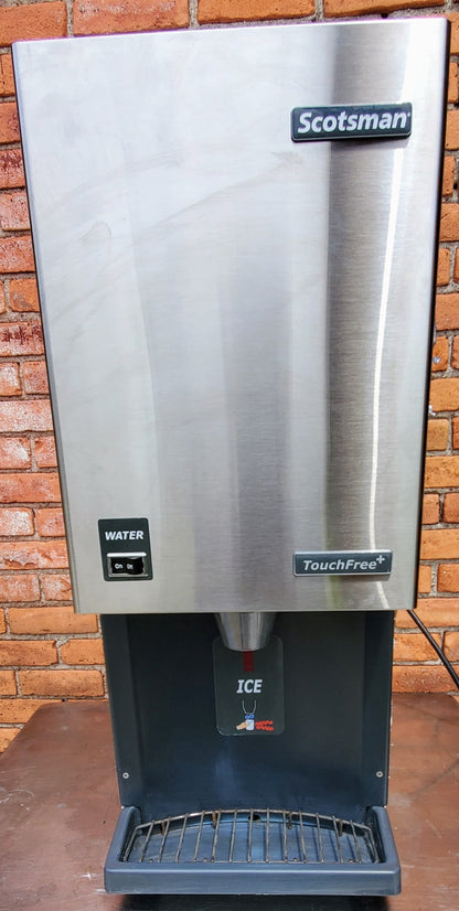 SCOTSMAN MDT3F12A-1H TOUCH-FREE AIR COOLED FLAKE ICE WATER DISPENSER WATCH VIDEO