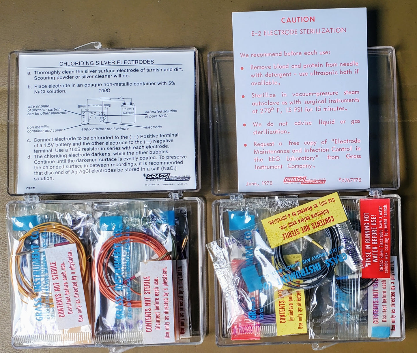 VINTAGE GRASS ® 7DA POLYGRAPH LIE DETECTOR MACHINE & EXTRA ACCESSORIES FREE SHIP