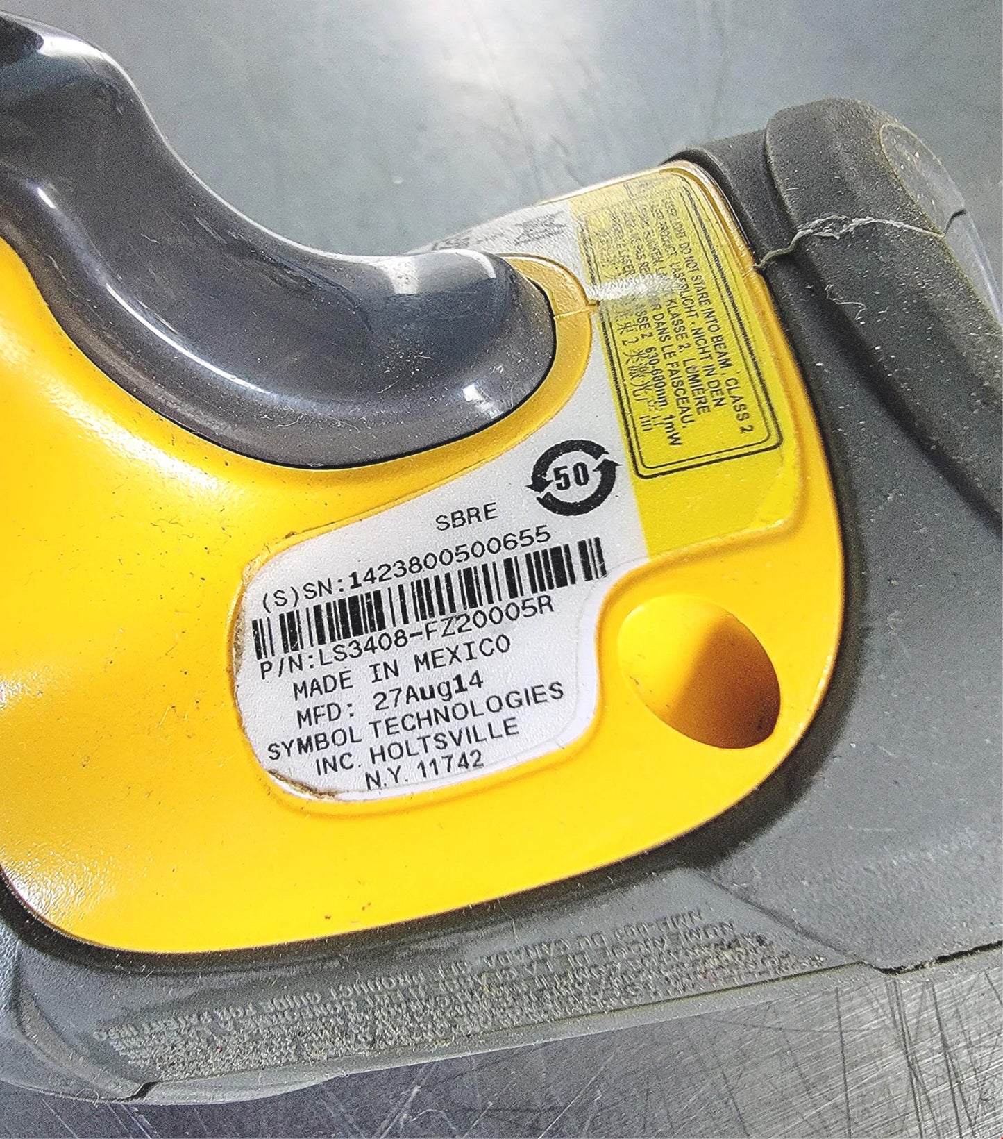 ZEBRA MOTOROLA SYMBOL LS3408FZ20005R HANDHELD BARCODE SCANNER WATCHVIDEOFREESHIP