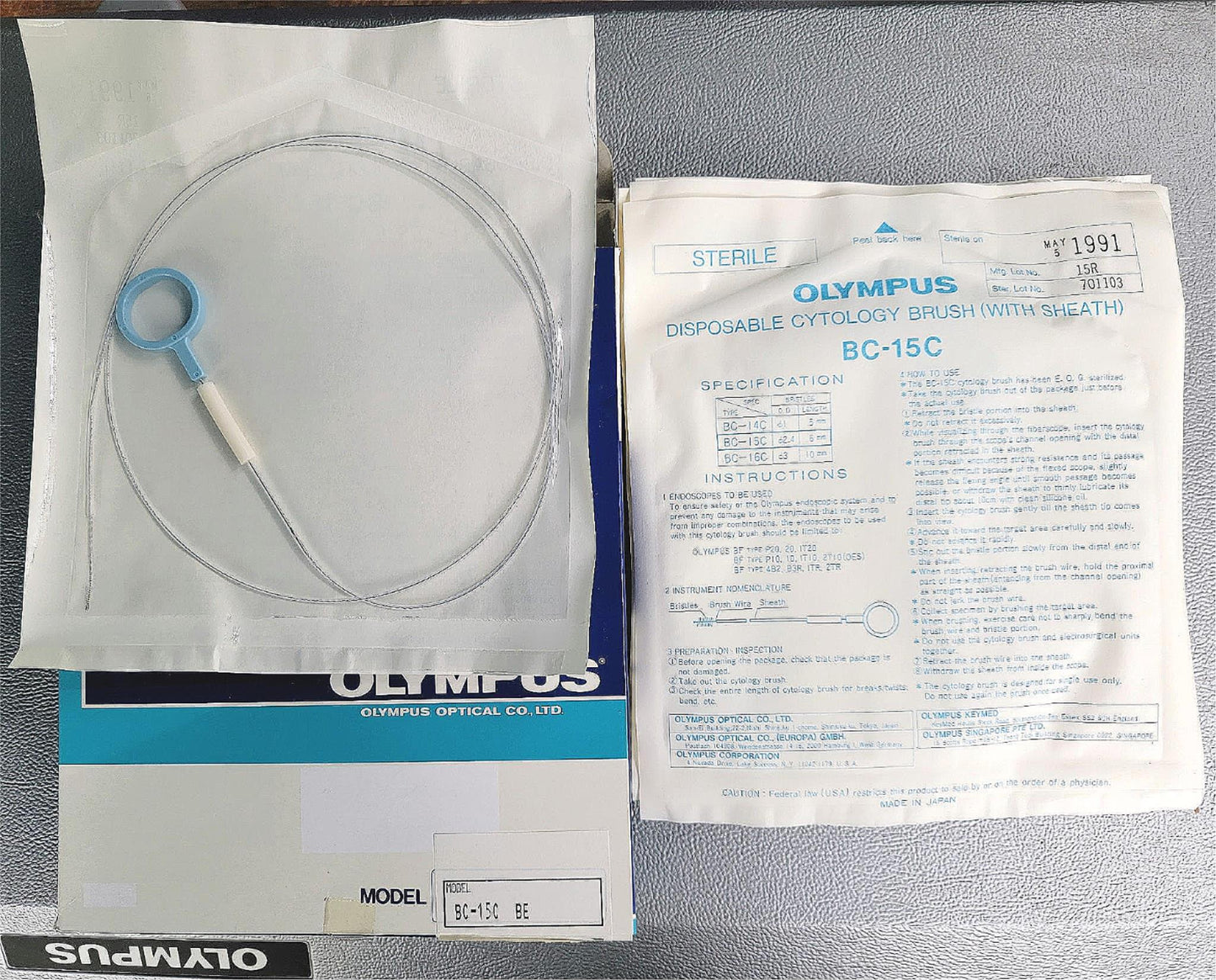 OLYMPUS LF-1 FIBEROPTIC INTUBATION AIRWAY MANAGEMENT MEDICAL SCOPE WATCH VIDEO