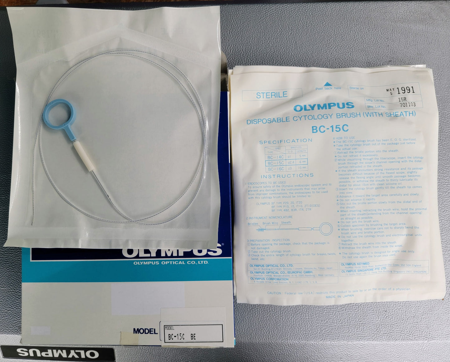 OLYMPUS LF-1 FIBEROPTIC INTUBATION AIRWAY MANAGEMENT MEDICAL SCOPE WATCH VIDEO