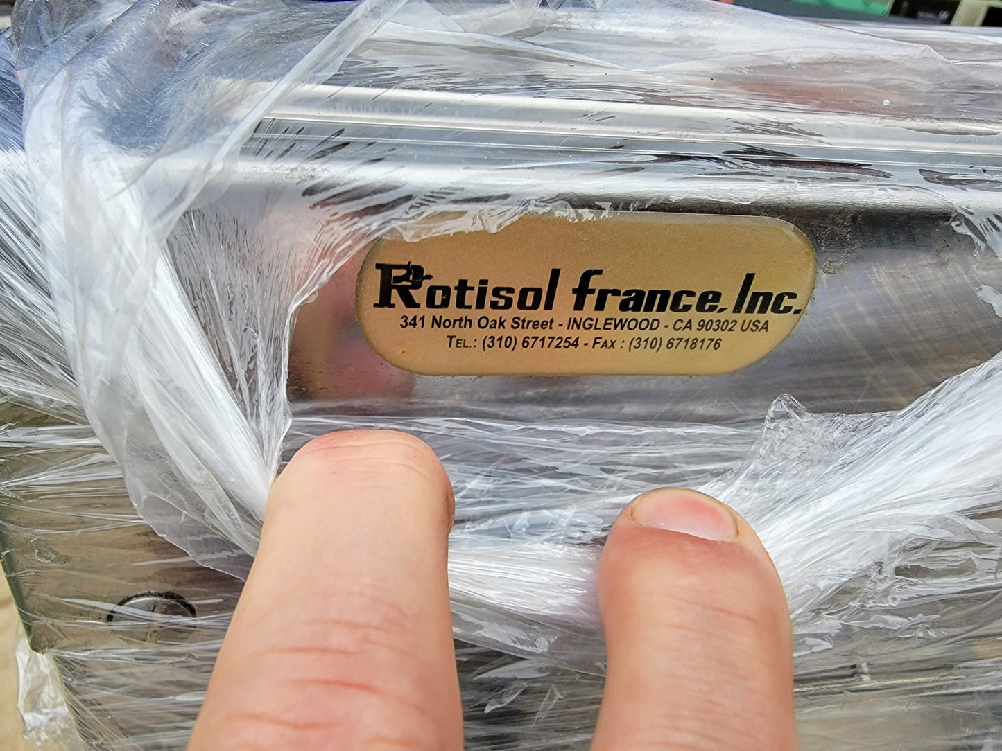 ROTISOL SPIT RACK USA 201375-1400MF for MASTER FLAME 1375 by ROTISSERIE FRANCE