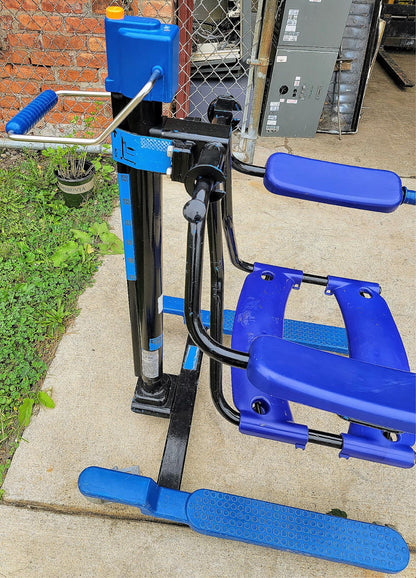 ARJO 17" Up To 36" MANUAL PATIENT TRANSFER LIFT up to 300 lbs PLEASE WATCH VIDEO