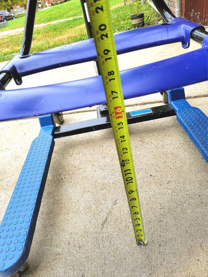 ARJO 17" Up To 36" MANUAL PATIENT TRANSFER LIFT up to 300 lbs PLEASE WATCH VIDEO