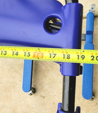 ARJO 17" Up To 36" MANUAL PATIENT TRANSFER LIFT up to 300 lbs PLEASE WATCH VIDEO