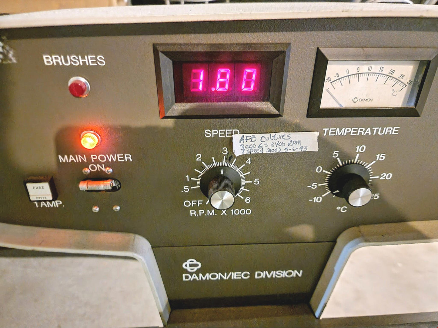 DAMON IEC DPR6000 REFRIGERATED FLOOR ULTRA-CENTRIFUGE ROTOR WATCH VIDEO FREESHIP