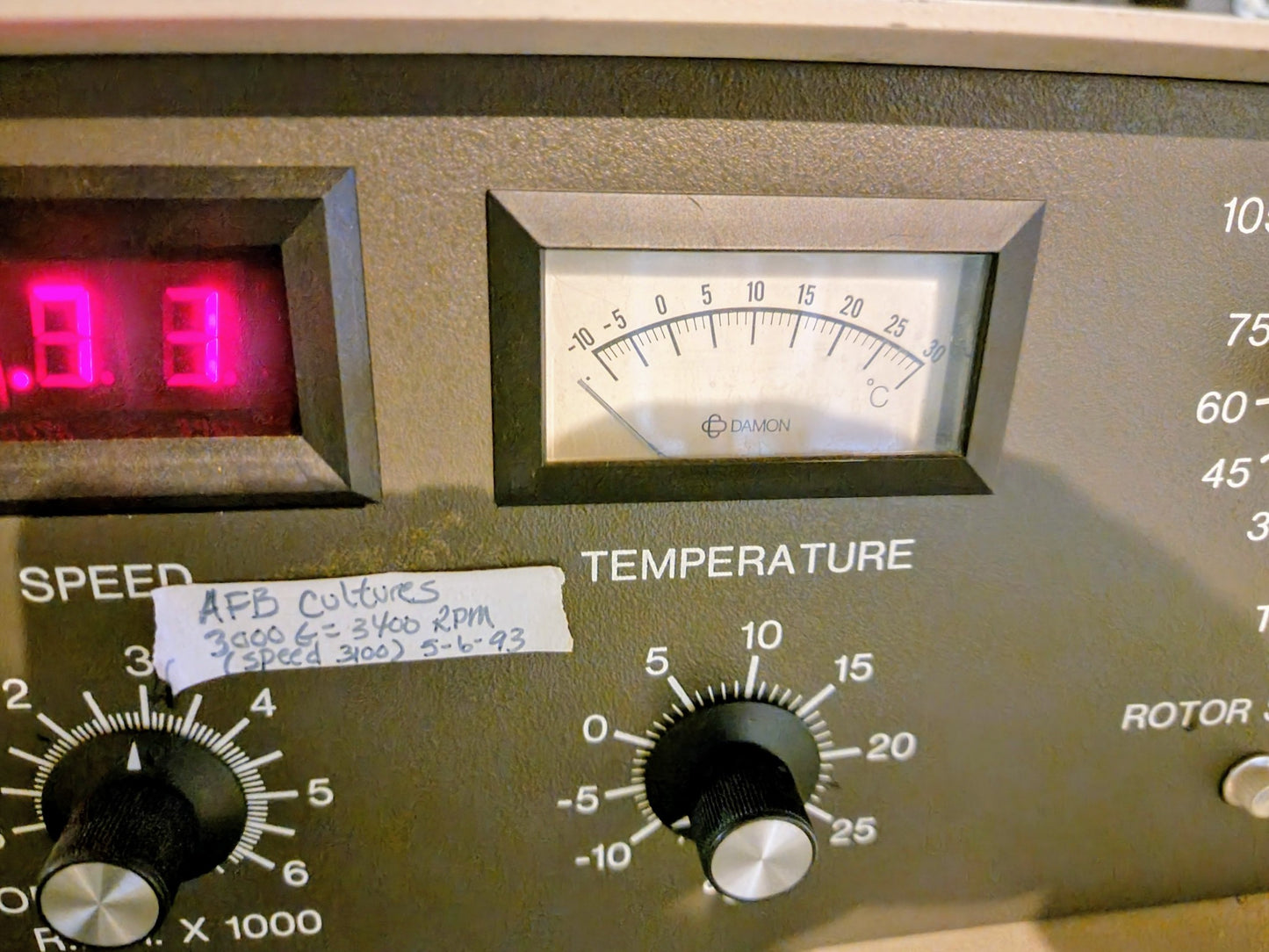 DAMON IEC DPR6000 REFRIGERATED FLOOR ULTRA-CENTRIFUGE ROTOR WATCH VIDEO FREESHIP