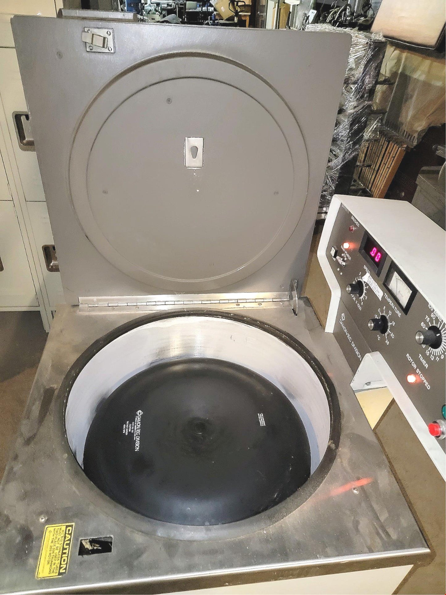 DAMON IEC DPR6000 REFRIGERATED FLOOR ULTRA-CENTRIFUGE ROTOR WATCH VIDEO FREESHIP