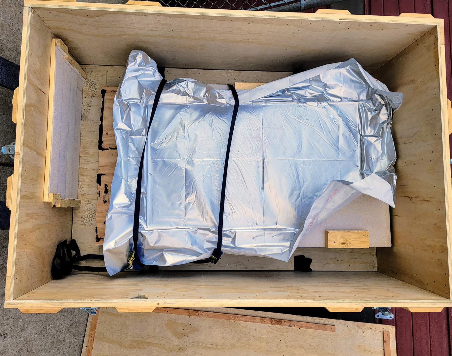 SCREW LOCK EXPORT CRATE WOOD TRANSPORT CONTAINER 72"Widex49"Deepx29"Hi FREESHIP