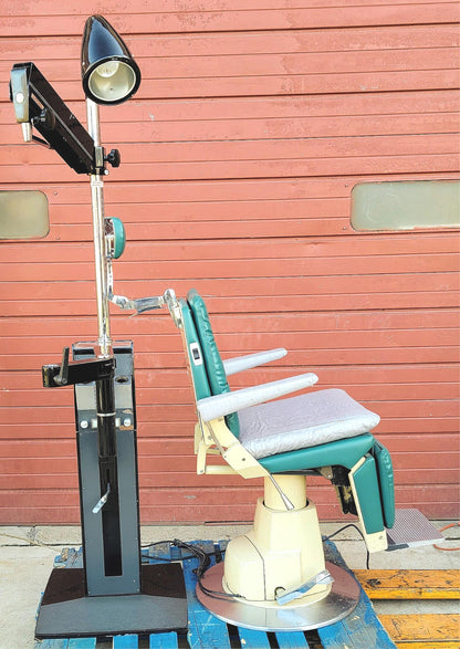 RELIANCE 980 OPHTHALMOLOGIC POWER EXAM CHAIR & INSTRUMENT STAND WATCH VIDEO