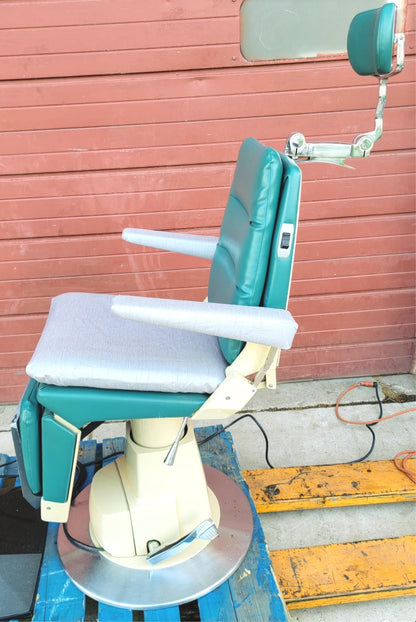 RELIANCE 980 OPHTHALMOLOGIC POWER EXAM CHAIR & INSTRUMENT STAND WATCH VIDEO