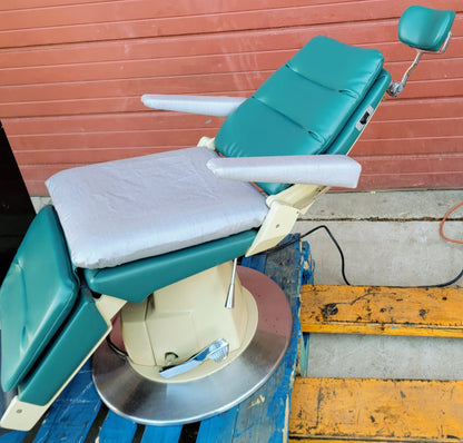 RELIANCE 980 OPHTHALMOLOGIC POWER EXAM CHAIR & INSTRUMENT STAND WATCH VIDEO