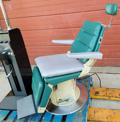 RELIANCE 980 OPHTHALMOLOGIC POWER EXAM CHAIR & INSTRUMENT STAND WATCH VIDEO
