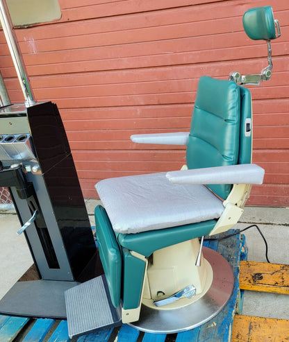 RELIANCE 980 OPHTHALMOLOGIC POWER EXAM CHAIR & INSTRUMENT STAND WATCH VIDEO