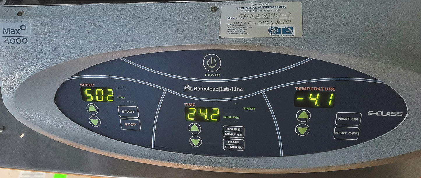 REFURBISHED THERMO BARNST MaxQ4000 REFRIGERAT ORBITAL SHAKE INCUBATOR WATCHVIDEO