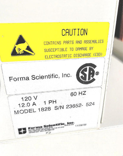 FORMA SCIENTIFIC 1828 6ft SAFETY ENCLOSURE FUME HOOD WORKSTATION STAND FREESHIP