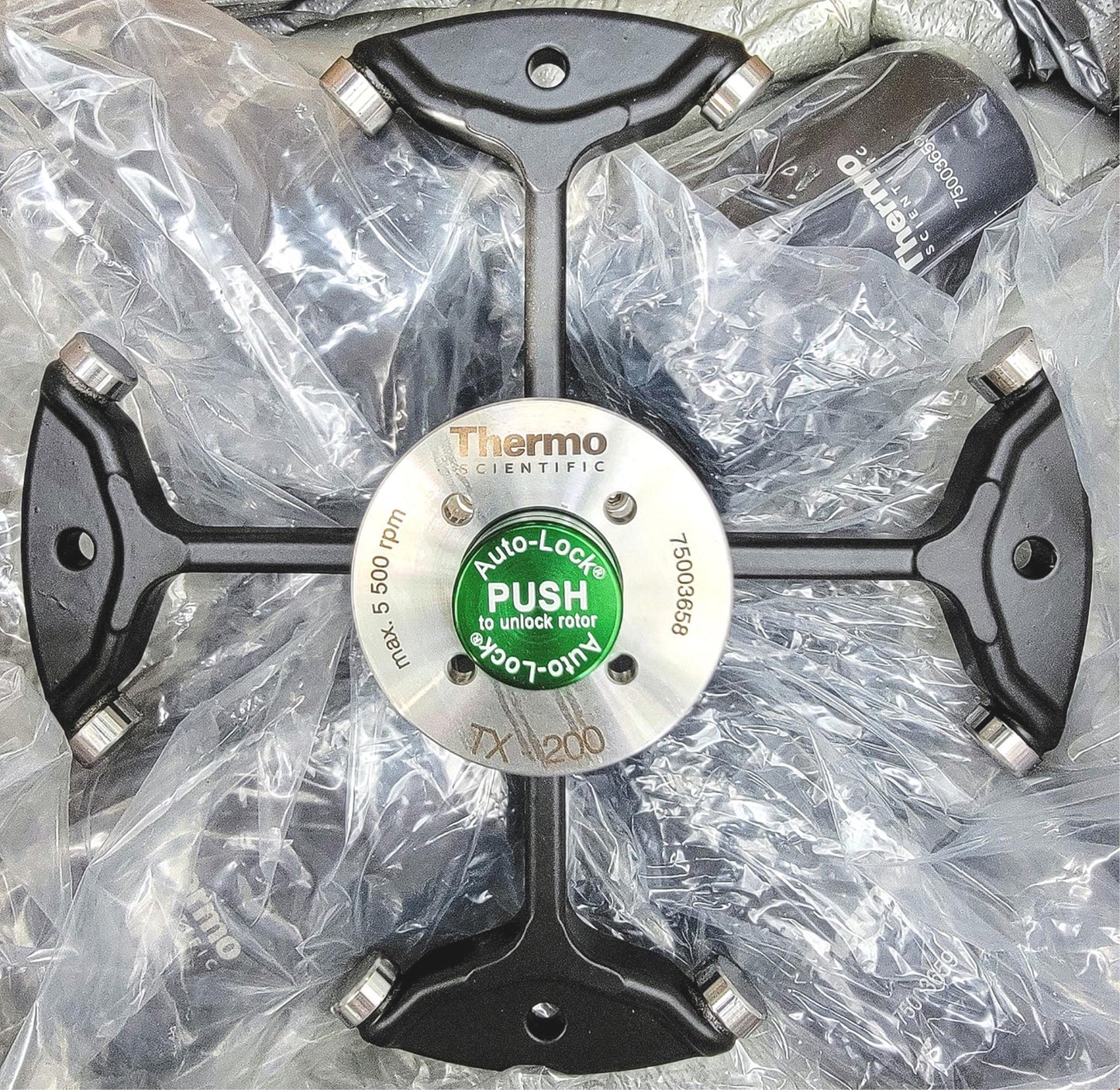 BRAND NEW THERMO SCIENTIFIC TX-200 SWING ROTOR with 4 x 180ml BUCKETS FREE SHIP