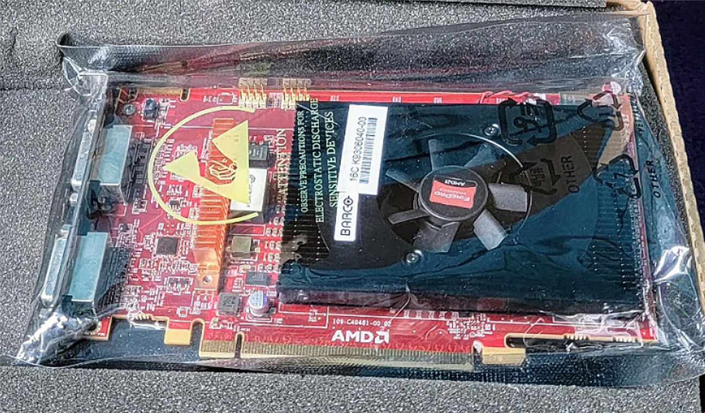 BRAND NEW SEALED BARCO DC MXRT 5600 ORIGINAL MEDICAL VIDEO GRAPHIC CARD FREESHIP