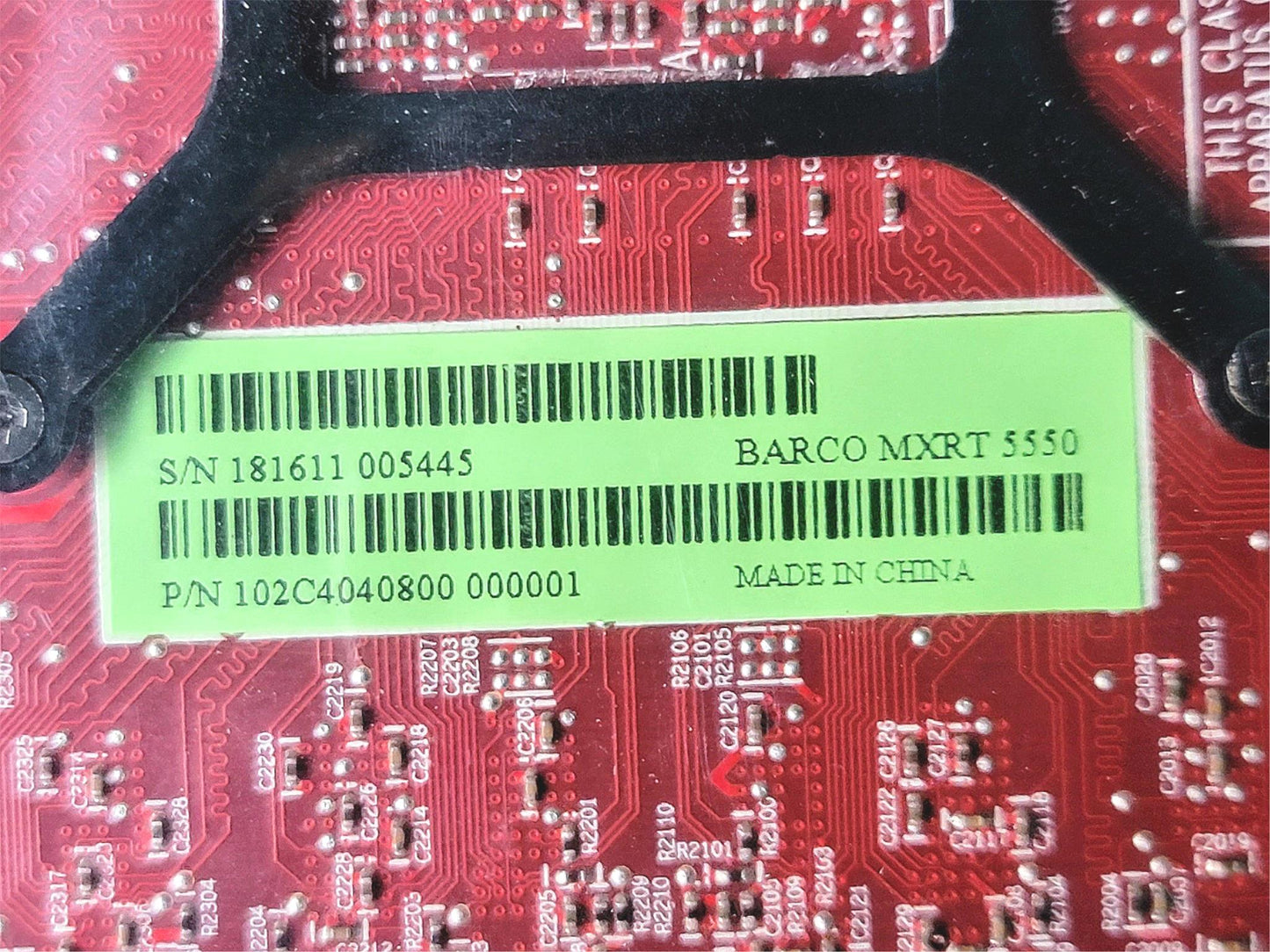 BRAND NEW SEALED BARCO DC MXRT 5550 ORIGINAL MEDICAL VIDEO GRAPHIC CARD FREESHIP