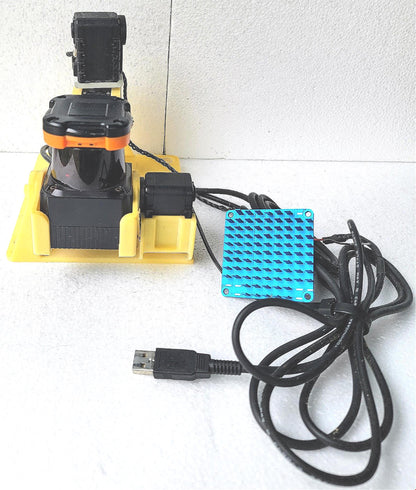 HOKUYO UTM-30LX SCANNING LASER RANGEFINDER MOUNT 3 DYNAMIXEL AX-20+ SERVO MOTORS