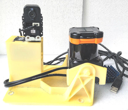 HOKUYO UTM-30LX SCANNING LASER RANGEFINDER MOUNT 3 DYNAMIXEL AX-20+ SERVO MOTORS